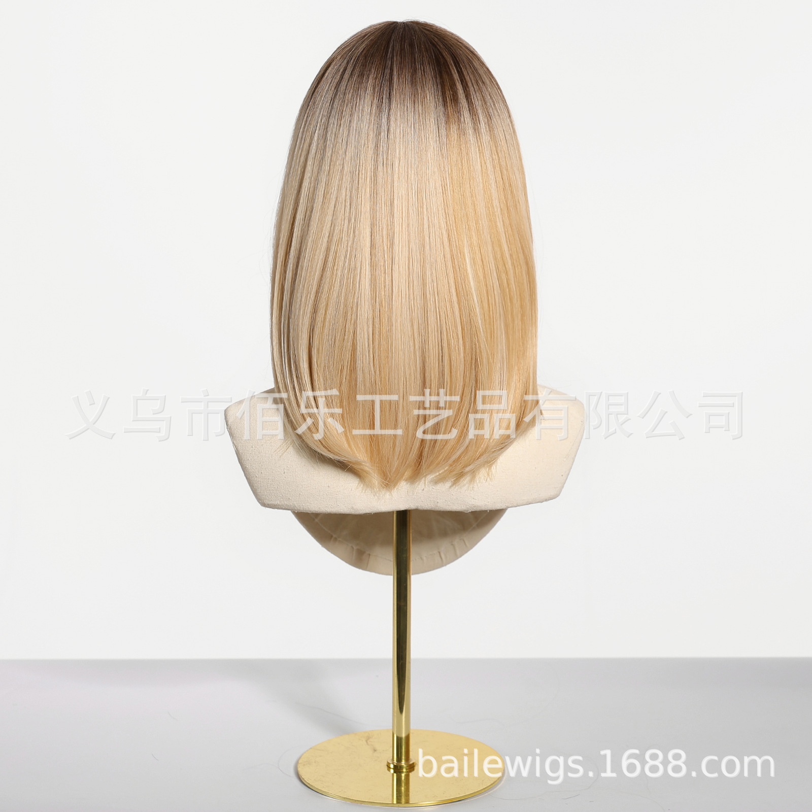 Europa y los Estados Unidos nueva pelucca wig gradiente platino cabeza completa cubierta de cabello largo al por mayor fábrica image 5
