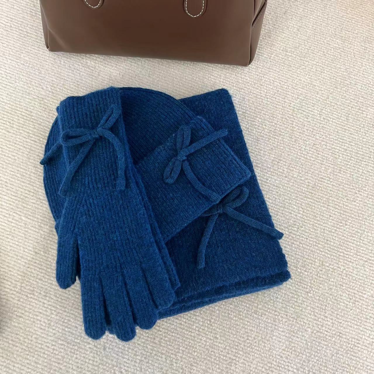 나비넥타이 3종세트-다크블루