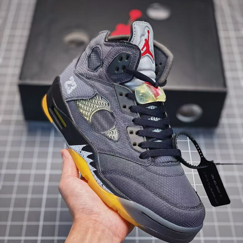 Putian shoes a generation of AJ5 black and white cicada wing Guo Allen Knicks Joe 5 fresh prince men and women with sports