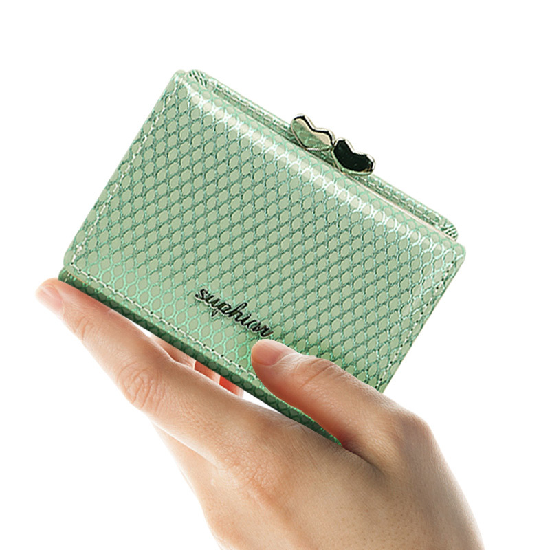 Suphiar2024 multi-tarjeta cremallera bolso de cambio corto almacenamiento transfronterizo damas personalizadas doble cremallera