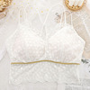 Lace bra, set, straps, french style, beautiful back, lifting effect, worn on the shoulder, backless