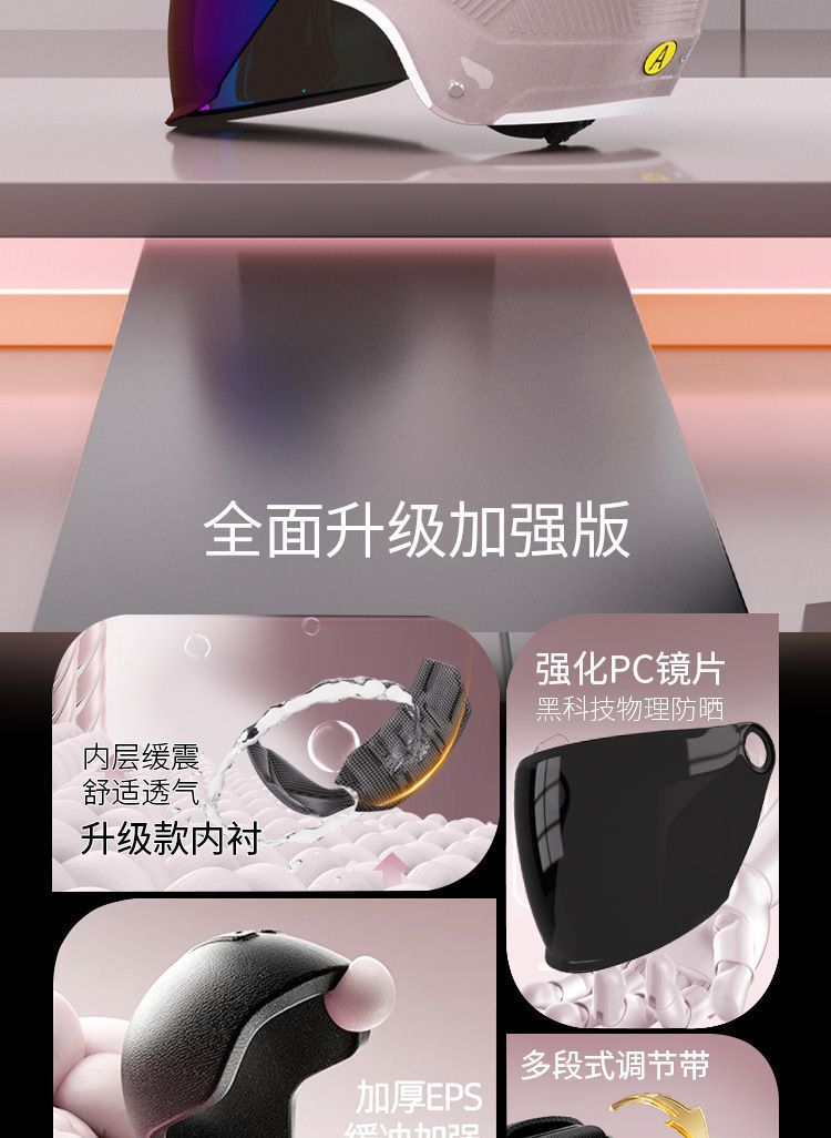 New National Standard 3C Electric Vehicle Summer Helmet
