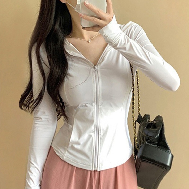 甘美で清新な夏の新型涼感原糸氷糸日焼け止め服屋外旅行紫外線防止通気日焼け止め服|undefined
