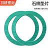 goods in stock high pressure rubber Asbestos mat seal up shim Heat flange Connect seal up shim wholesale