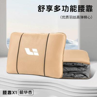 Headrest Suitable for Ideal Car - ideal-shaohua-apricot-multifunctional-lumbar-pillow-quilt