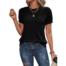 N 31783 Women's knit crew neck top Ůʿ��֯Բ�����¿羳