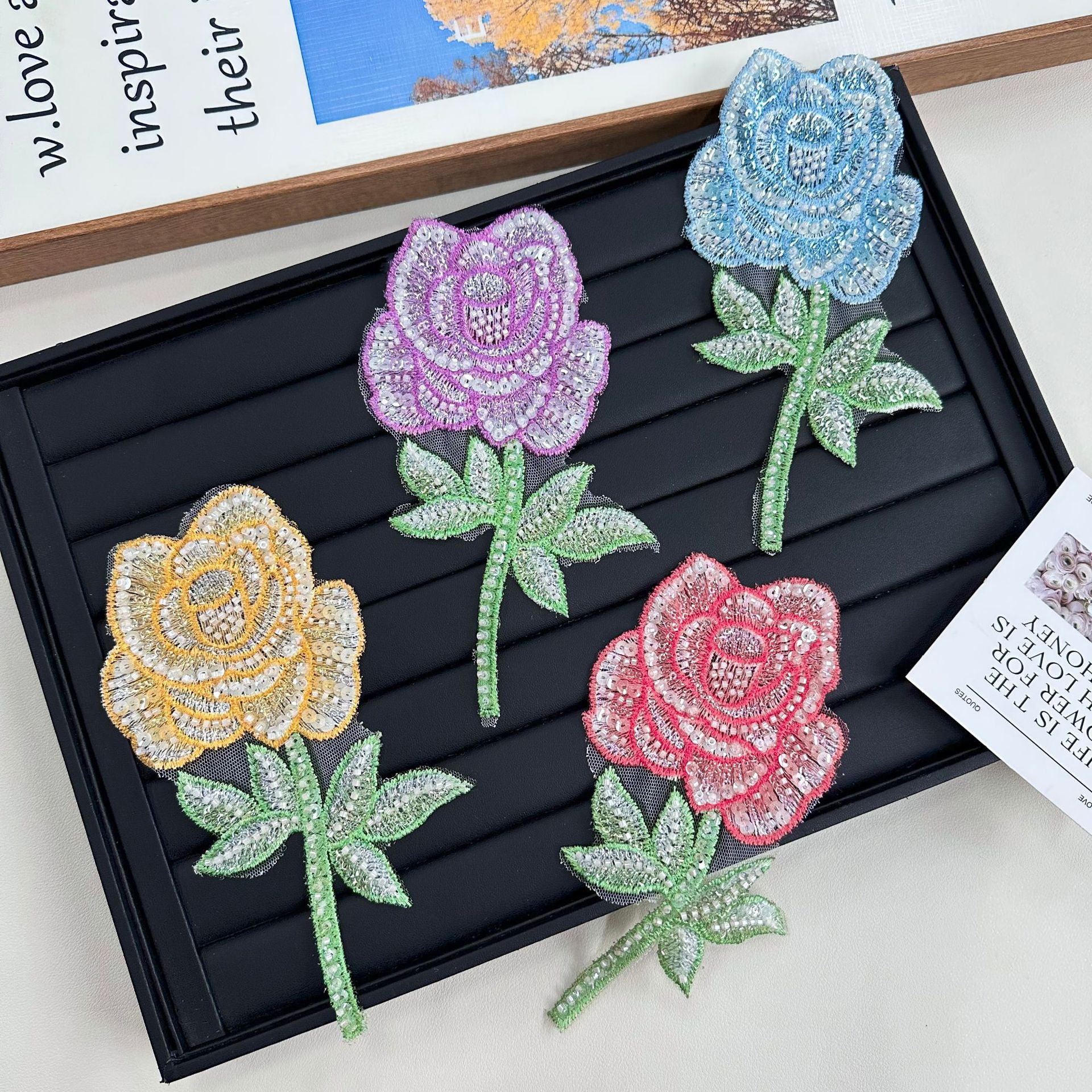 Exquisitas pegatinas de tela bordadas Hanfu cheongsam nueva falda china con cara de caballo decoración superior piezas bordadas ropa para niños accesorios de decoración de equipaje