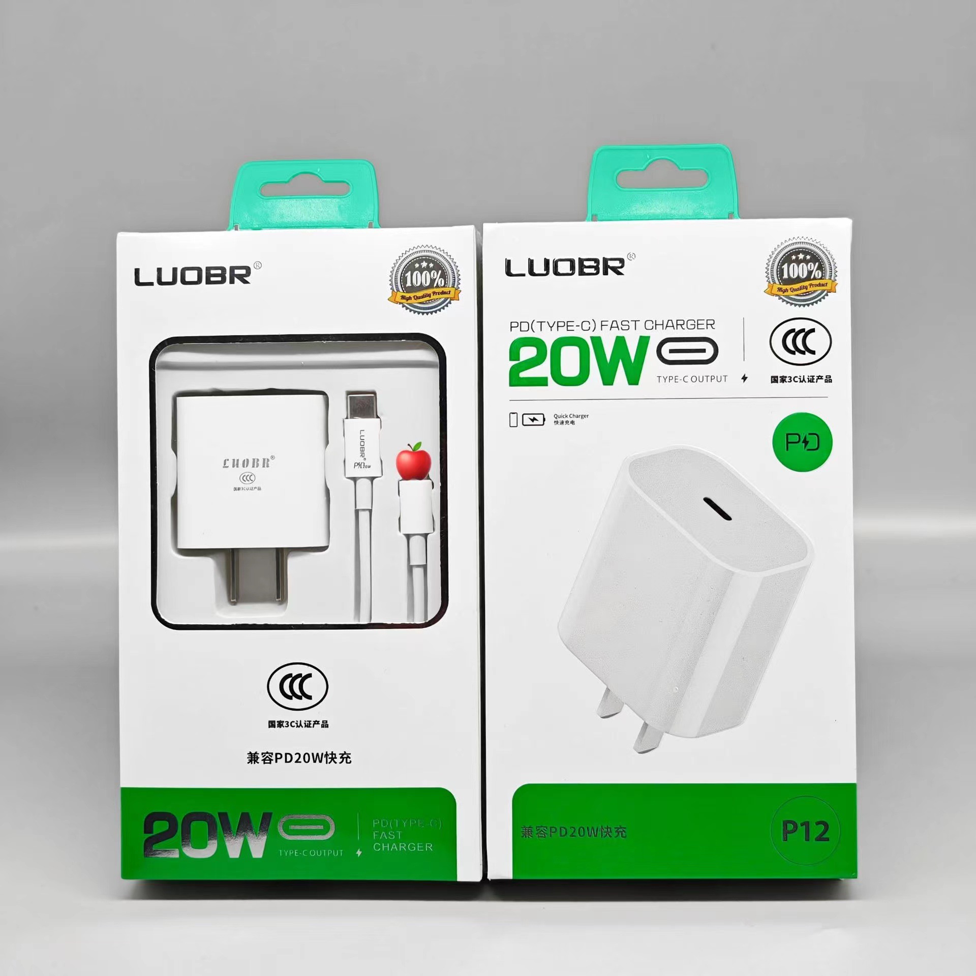 PD charger 20W flash charger suitable for Pingguo 14 13 12 fast charging head XS 7 8p charger PD