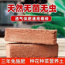 营养土椰砖椰砖土耶砖 椰粉砖 种花种菜土种花土营养土壤改良土质