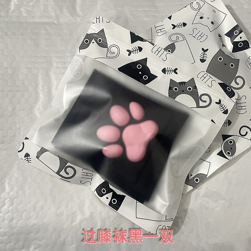 3d猫の爪の靴下のかわいいロリータの2次元のcosアニメは膝の靴下の長い筒のシリコンの肉は猫の爪の靴下を敷きます。|undefined