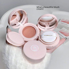 Daimanpu (Dai Man Pu) Tone-Up Cushion Blush & Contour Stick, Puffing Color Peach Single Tone Brightening & Contouring Matte Blush