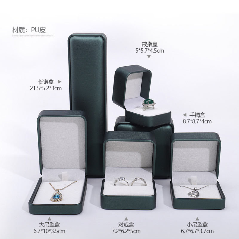 Caja de Cuero PU para Joyas para Embalaje de Joyería