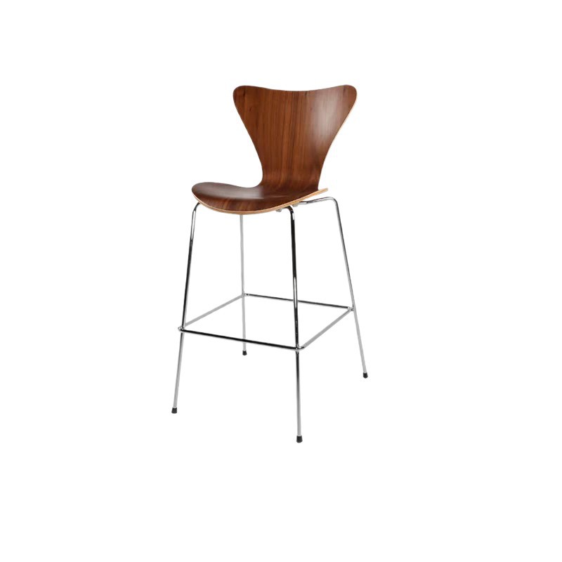 Series 7 Barstool7系三角吧椅设计师经典靠背高脚酒吧椅咖啡厅椅