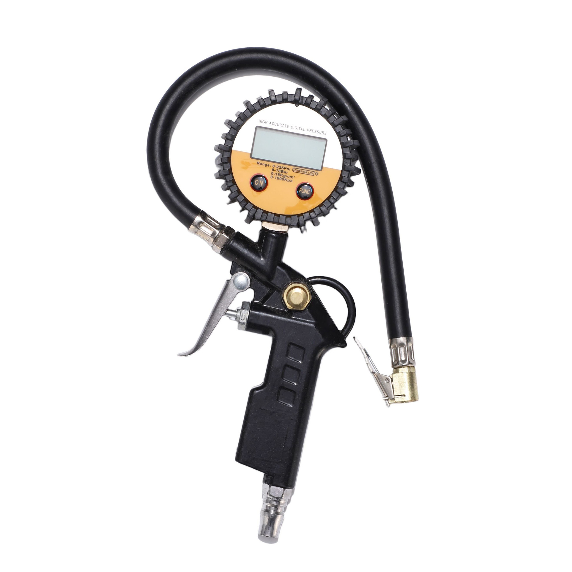 High-precision car tire pressure detector, portable handheld digital pressure gauge, universal tire pressure detector