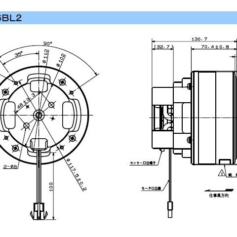 松下 马达TPBDW1006BL2E, TPBBW1006BL2E.
