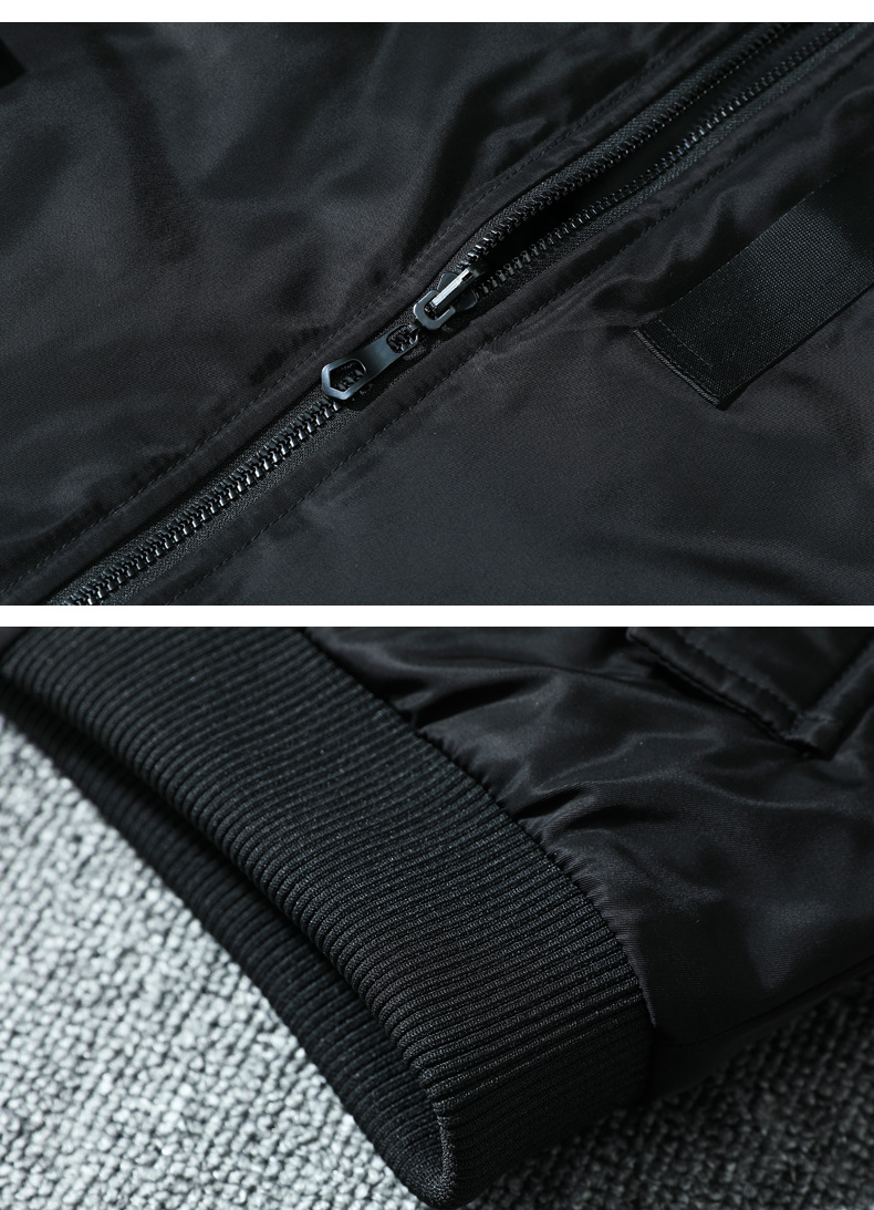 Men's Casual Pilot Jacket For Autumn And Winter Thickened Cotton_voghion.com
