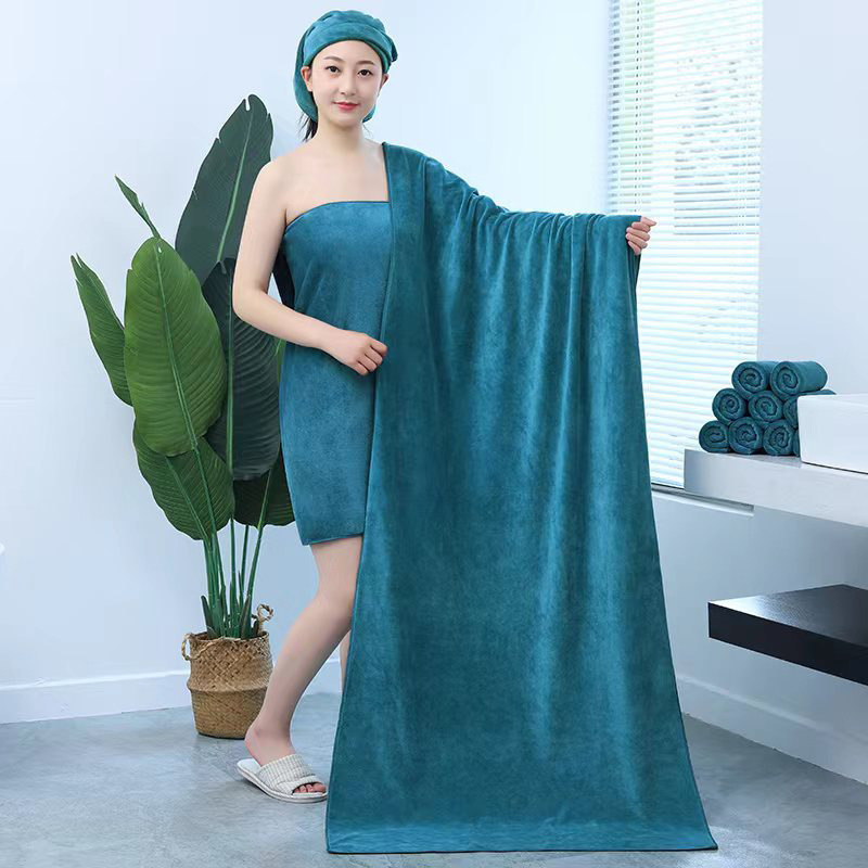 Beauty salon bed-making large bath towel adult men and women wrap towel lint-free soft absorbent beach towel gift printable logo