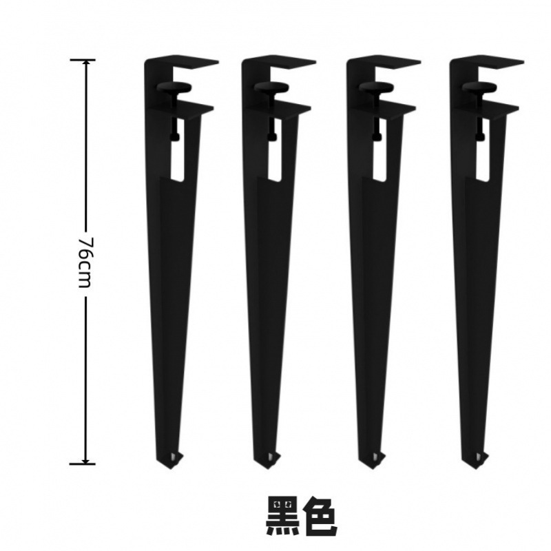 免打孔桌脚支架桌腿办公木板茶几可移动升降桌子腿支撑架方桌圆形|undefined