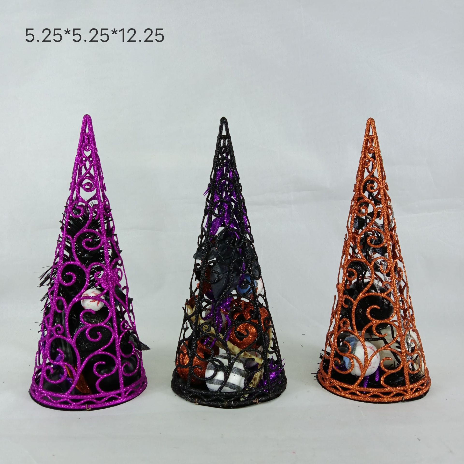 Amazon caliente guirlandas de Halloween colgantes delante de la puerta fantasma calabaza esqueleto hoja de arce negro con guirlandas de lámparas