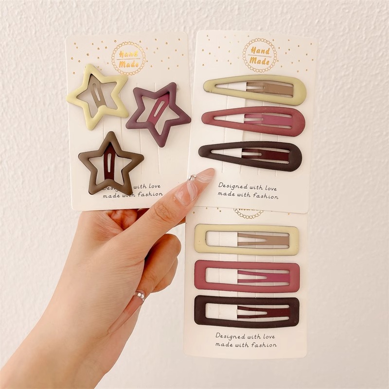 Meilad clip para el cabello para mujeres 2025 nuevo red lateral bang clip para el cabello frente clip para el cabello BB clip para el cabello