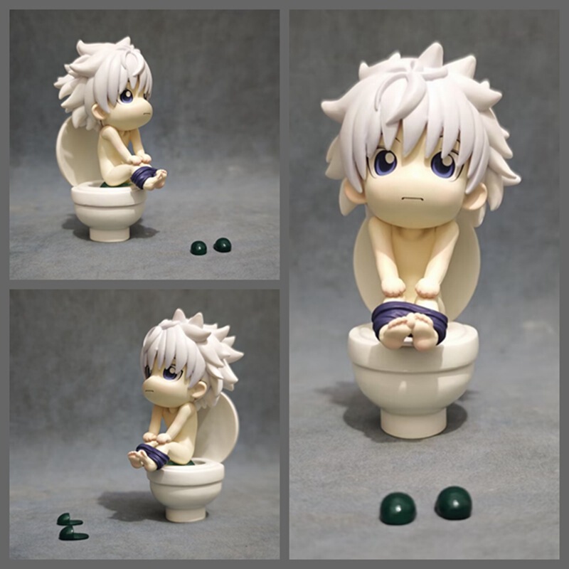Full-Time Hunter Bounty Hunter Kyoji Fighter Magnetic Kyoji Toilet Slipper Scene Model Figure