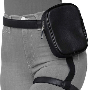 Cross-Border Trend Women's Leg Bag Portable Outdoor Sports Cycling Leg Bag Mobile Phone Bag Pu Waterproof Waist Bag