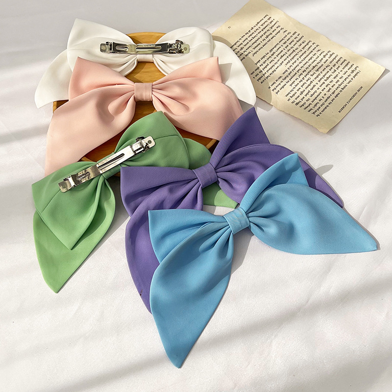 33g Weight Hair Clip Hair Accessories Type 1 Piece Quantity Holiday, Daily Occasion Mouth, Knot, Butterfly, Bow Knot Pattern Women's Gender Elegant, Sweet Style Elegant Sweet Women's Mouth Knot Butterfly Hair Clip 2