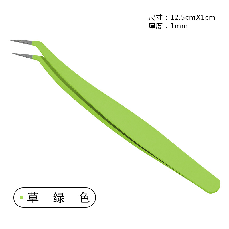 과일 녹색 황금 깃털 핀셋 (1.0mm 행 백 포장)