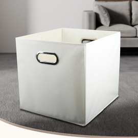 牛津布PP板收纳箱教室书本玩具衣物整理箱可折叠布艺收纳盒储物