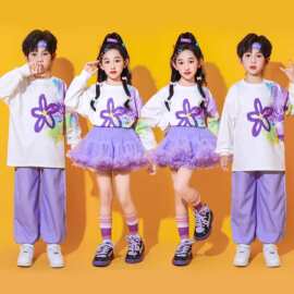 儿童啦啦队演出服小学生班服运动会开幕式幼儿园舞蹈表演服装元旦