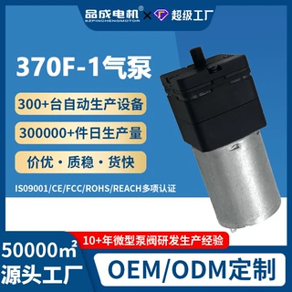 370F方形直流气泵车载香薰机精油机按摩器消毒枪微型隔膜充气泵