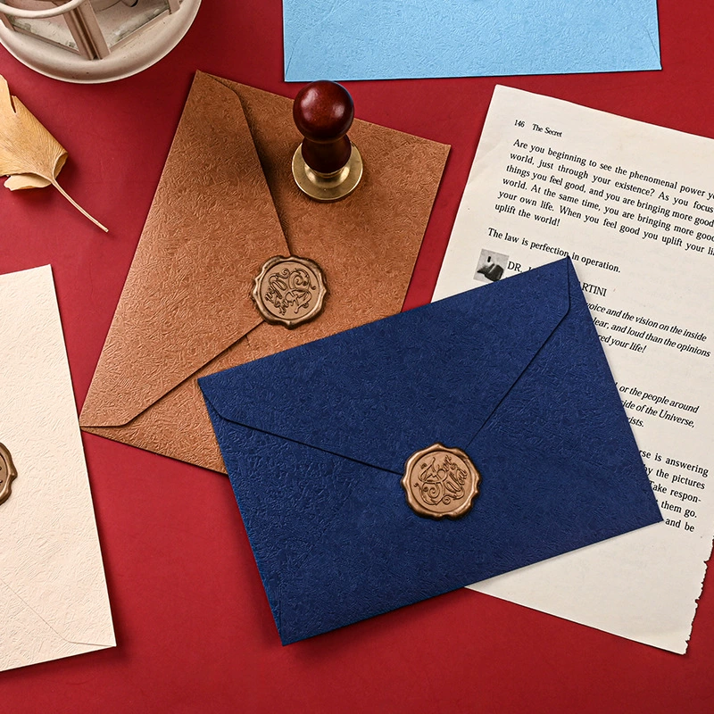 Элитный винтажный конверт из бумаги с текстурой дерева для хранения писем, подарочный конверт для девушки, декоративный конверт для пожеланий и признаний