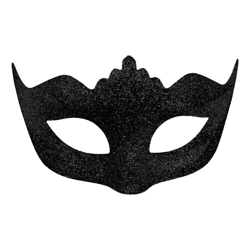 Carnaval polvo brillante retro pequeña máscara de corona veneciana máscara falsa máscara de maquillaje polvo brillante retro máscara de mitad de cara