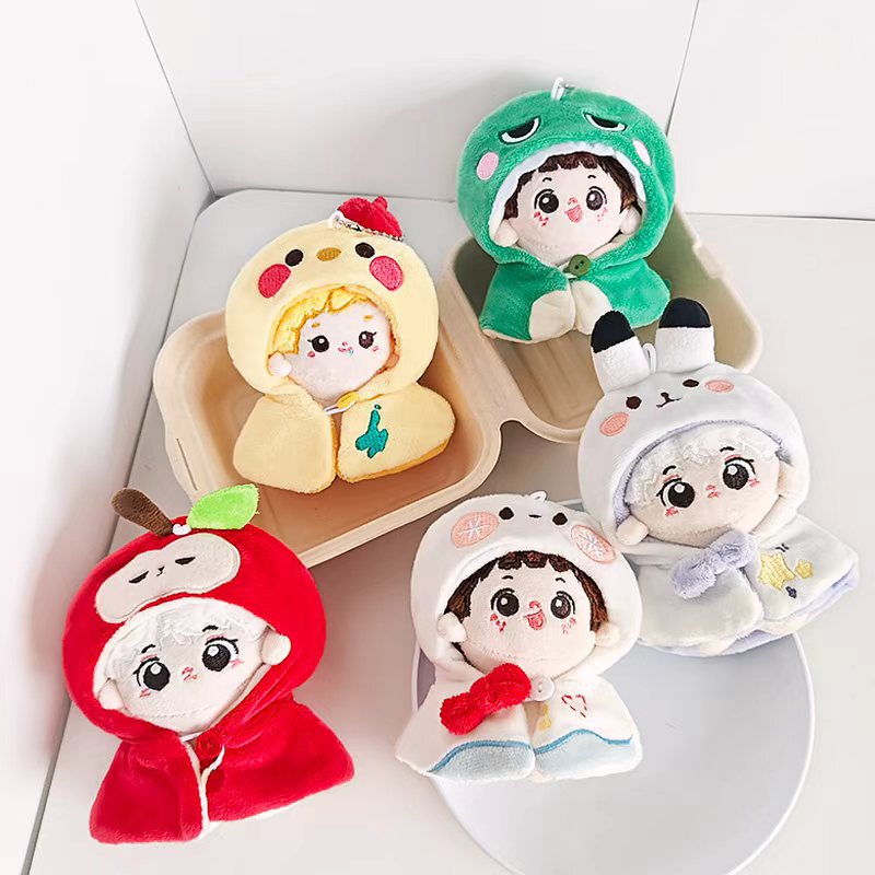 Love and Deep Space Peripheral Doll Clothes 10cm Cotton Doll Starfish Body Qi Yu Shen Xinghui Cloak Doll Clothes Clothes Skirt