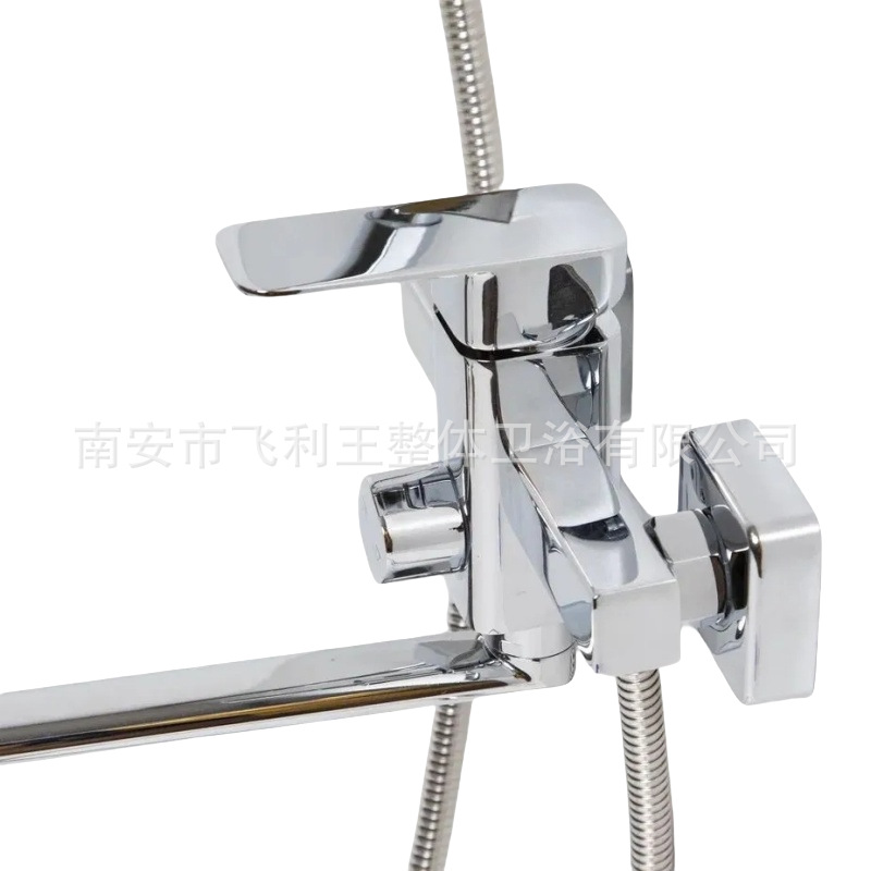 Square wall-mounted hot and cold bathtubs, bathroom shower heads, shower sets, extended pipe faucets for export to Russia and Central Asia undefined