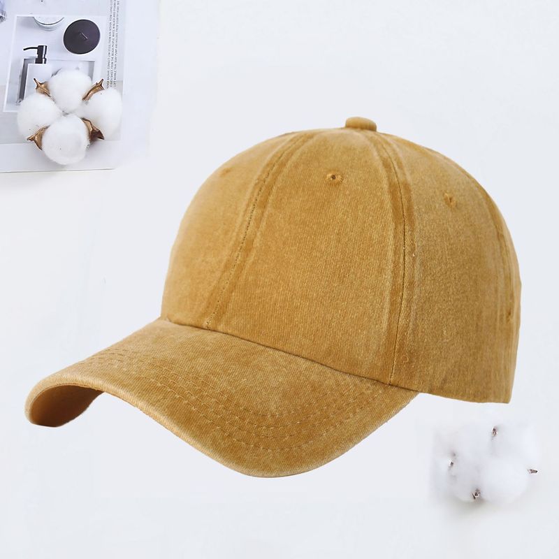 韓国スタイルのウォッシュハットカスタム卸売夏の日焼け止めとサンシェード古い帽子カスタムメイドのサンキャップ刺繍ロゴ|undefined