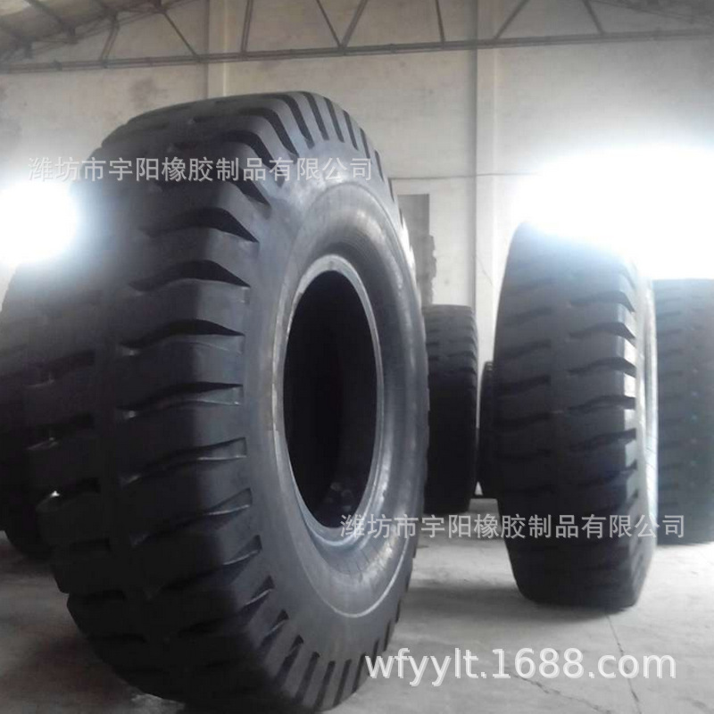 3300-51卡特运输车轮胎 斜交胎33.00-51羊角花纹 E4花纹