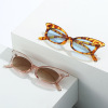 Retro street glasses solar-powered hip-hop style for adults, sunglasses for traveling, European style, cat's eye