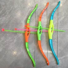 儿童新款玩具弓箭游戏射击比赛软皮弹袋装吸盘弓箭2元小玩具批发