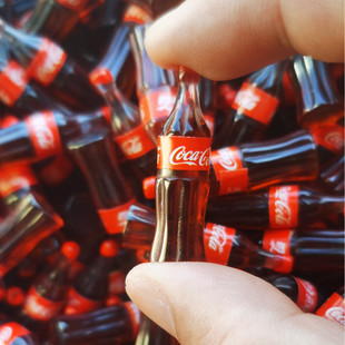 Dollhouse Doll House Beverage Bottle Mini Cola Soda Miniature Food Toy Shooting Props DIY Jewelry Accessories