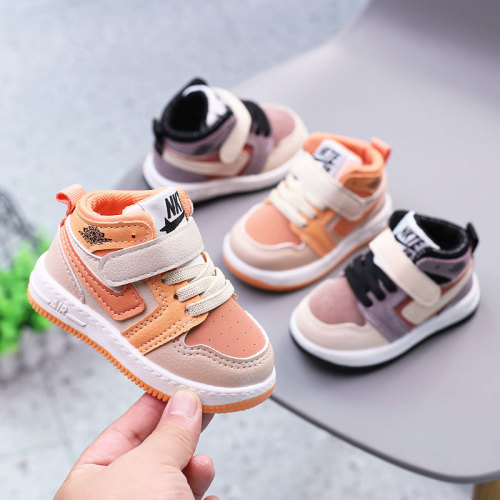 Children's sports shoes, girls' sneakers, soft-soled baby toddler shoes, boys' shoes, 1-3 years old, 0 spring and autumn boots