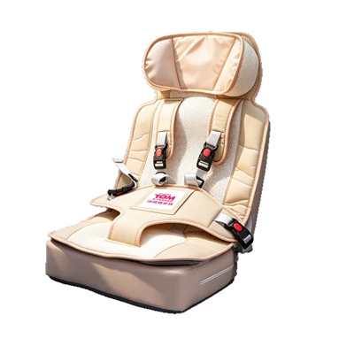 Car child safety seat: car safety belt, simple