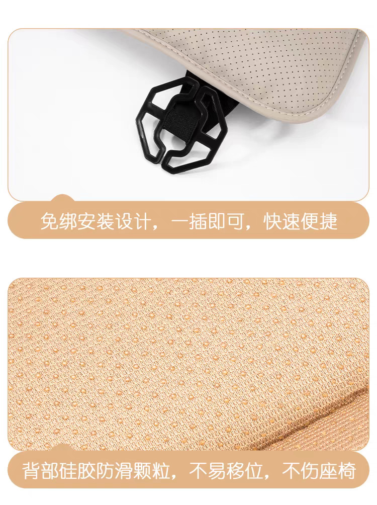 Car seat cushion for all seasons, high-end Nappa leather, export wholesale, foreign trade seat cushion, single-piece seat cover for the rear row