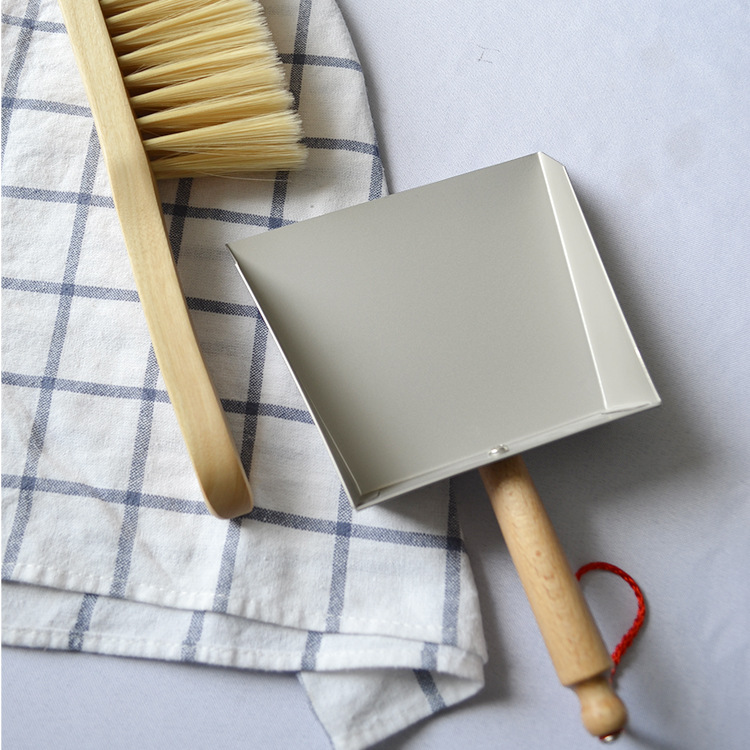 Hogar pequeño recogedor nuevo escritorio limpieza pequeña basura escuela niños Acero inoxidable recogedor pellizco suministro fábrica