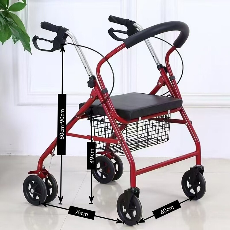 メーカーの四輪食料品ショッピングカート、高齢者用歩行器、手押し車、押し車、座れるショッピングカート、高齢者用レジャー用シート|undefined