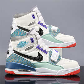 aj312男鞋莆田aj高帮情侣复活节篮球鞋气垫板鞋青少年男女鞋学生