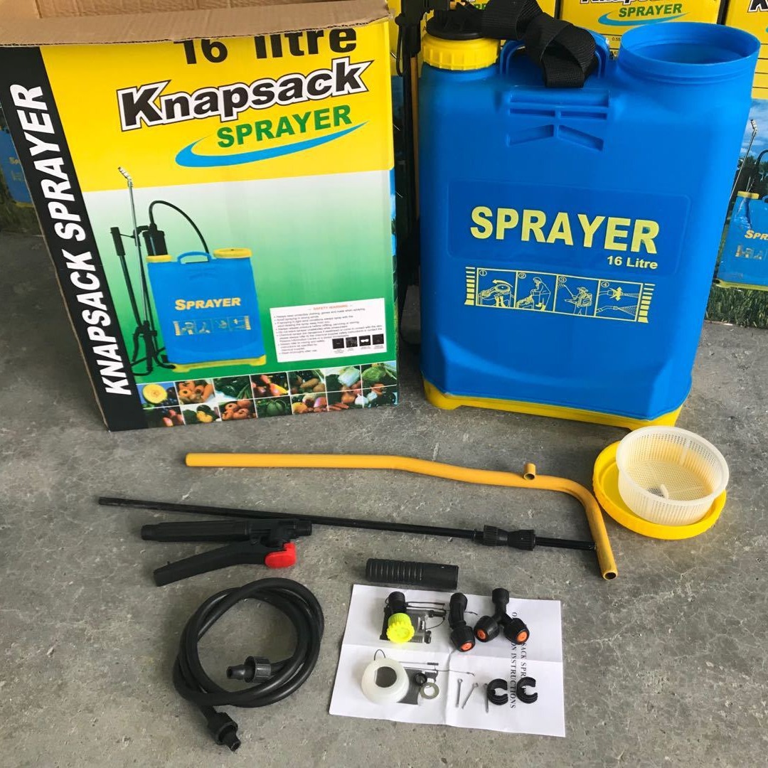 Pulverizador de mochila neumática manual de 16L para jardinería agrícola