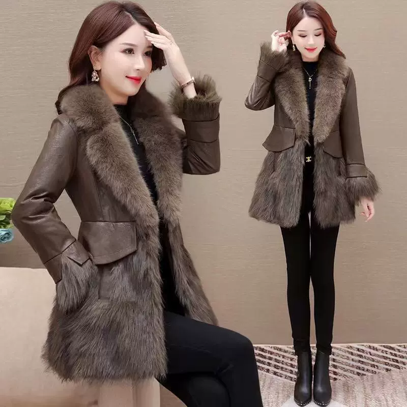 Long down jacket with down, mid-length, 60 years, increased thickness