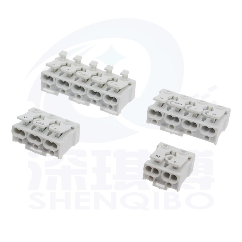 Type 923 push-type quick connection terminal connector building terminal soft/hard wire terminal block