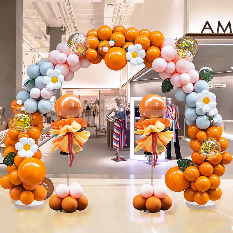 Opening Balloon Arch Set Shopping Mall Clothing Store Event…